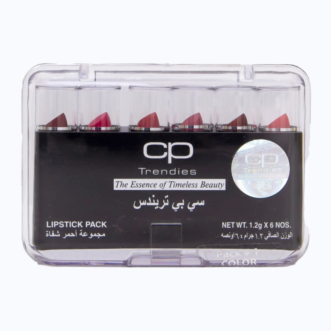 CP TRENDIES MINI LIPSTIC 6PCS PACK#1 (Pack of 2)