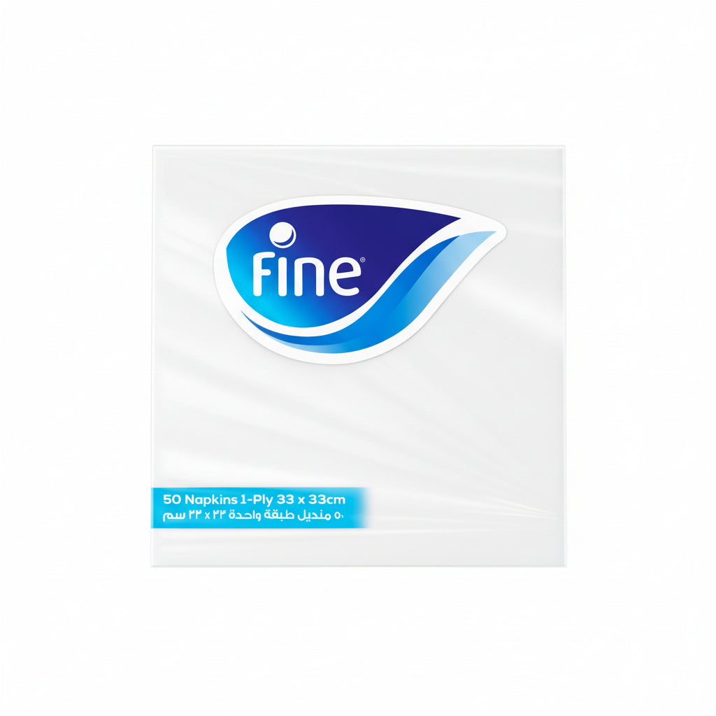 Fine Table Napkins 50 Sheets 1 Ply 33X33 cm (Pack of 32)