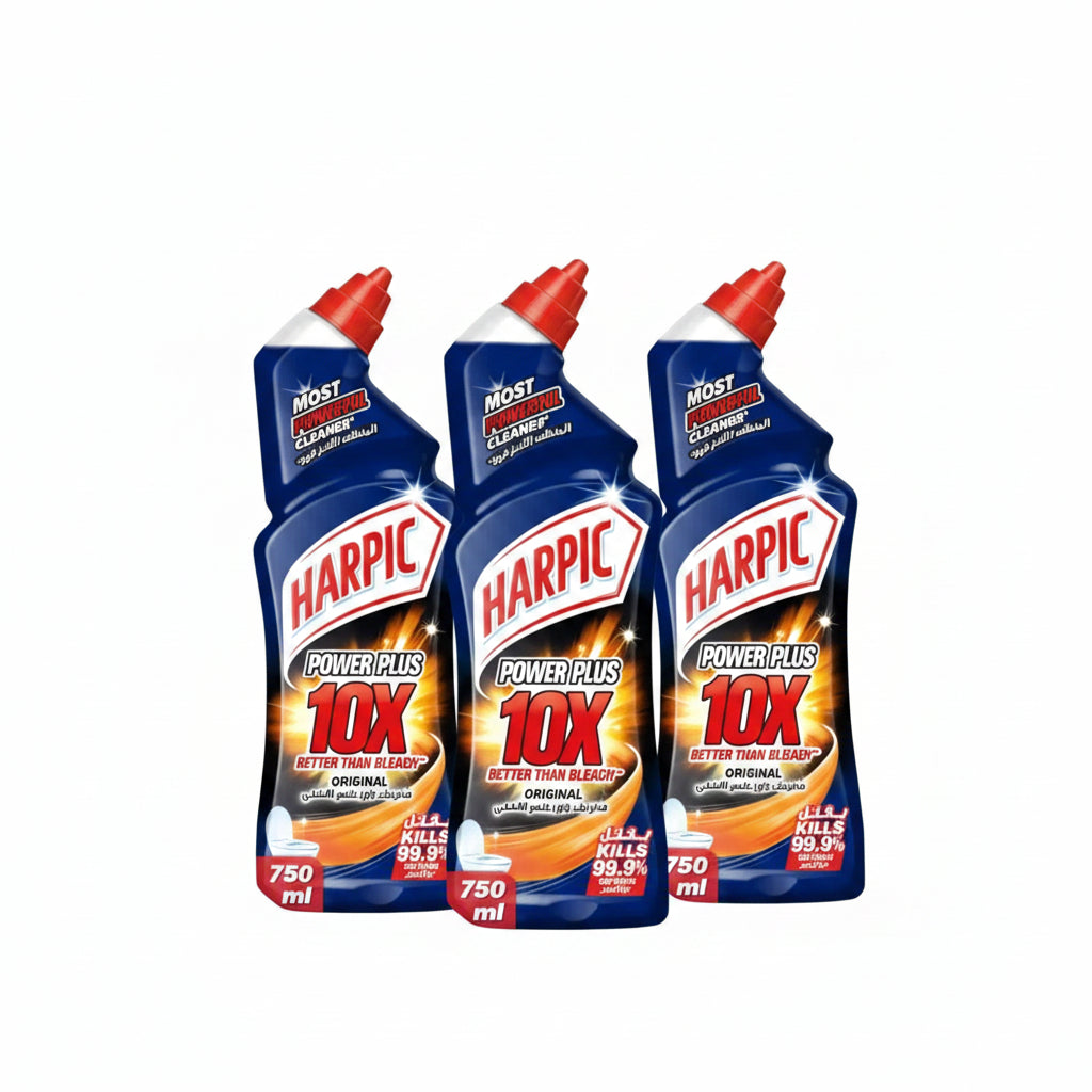 Harpic Liquid Original Toilet Cleaner 750ml (Pack of 3)