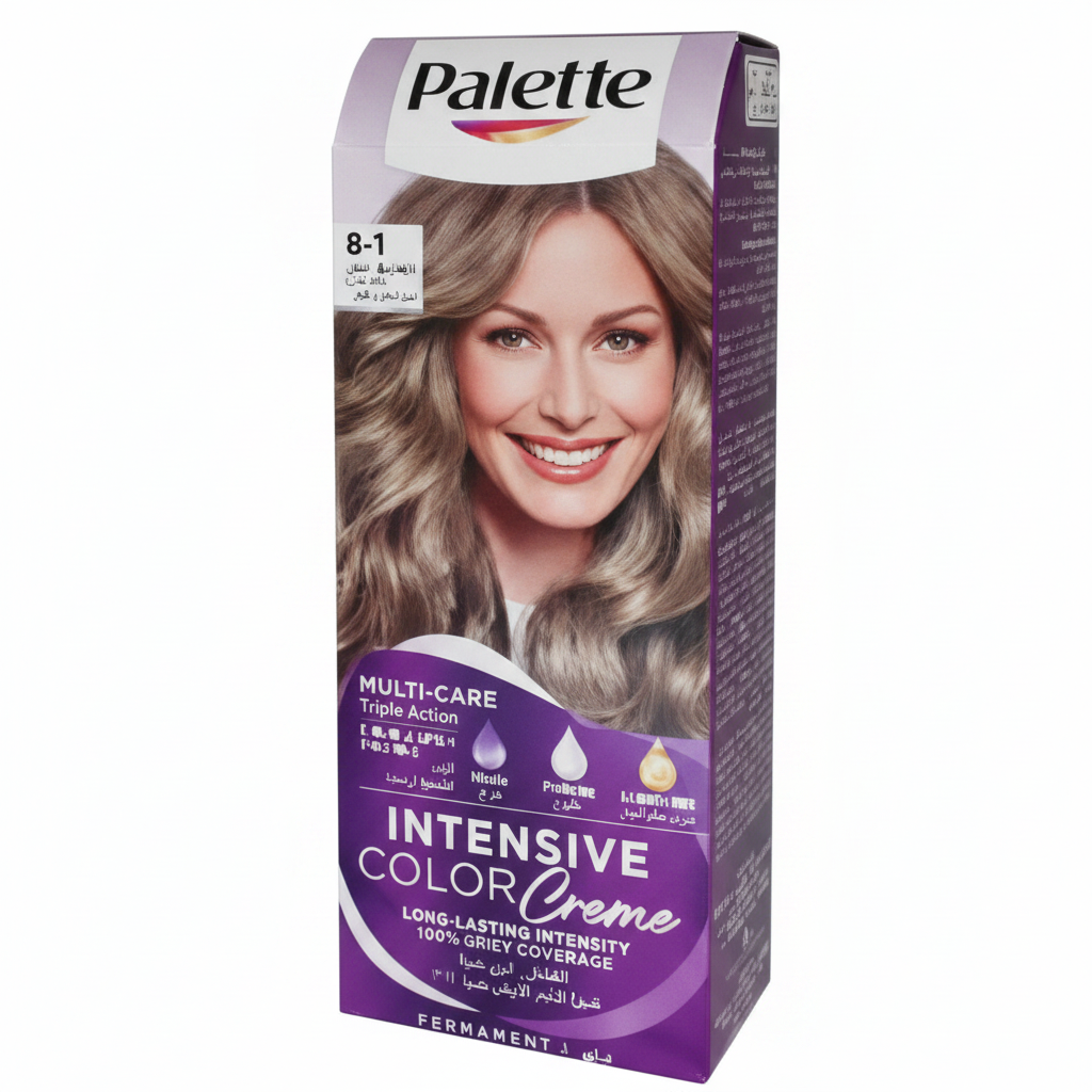 Palette Intensive Color Creme 8-1 Light Blonde Cendre