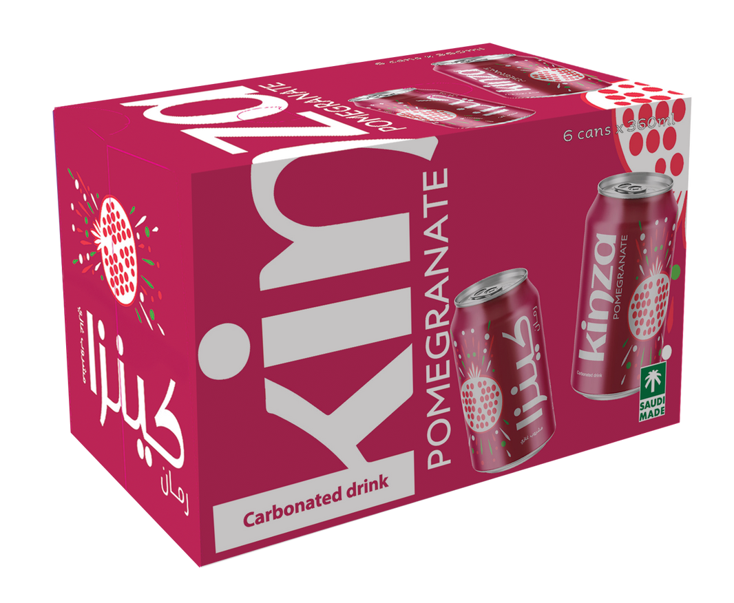 Kinza Pomegranate Can 360ml (Pack of 6 Pieces)