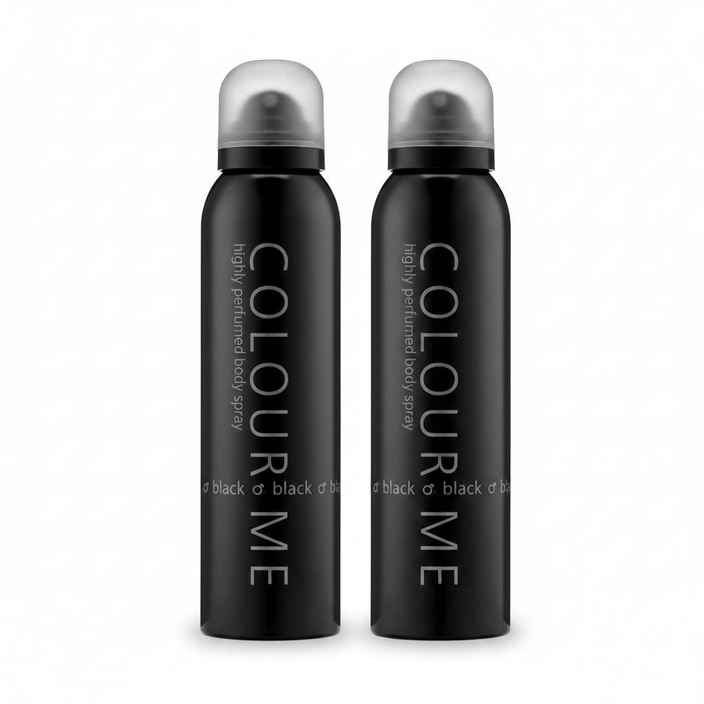 COLOUR ME BLACK DEO (M) 150ML (Pack of 2)