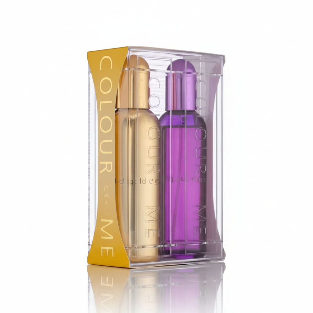 COLOUR ME GOLD & PURPLE TWINPACK 100ML/100ML