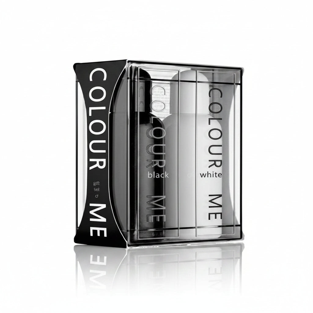 COLOUR ME BLACK & WHITE TWINPACK 100ML/100ML