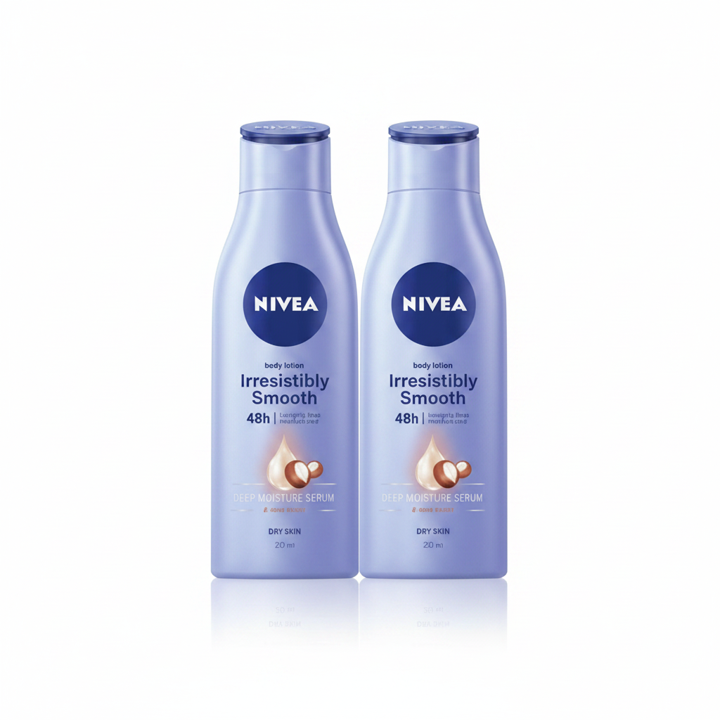 Nivea Smooth Body Lotion 250ml - (Pack Of 2)