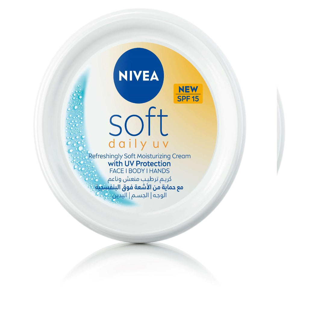 Nivea Soft Cream UV Spf 15 100ml (Pack of 6)