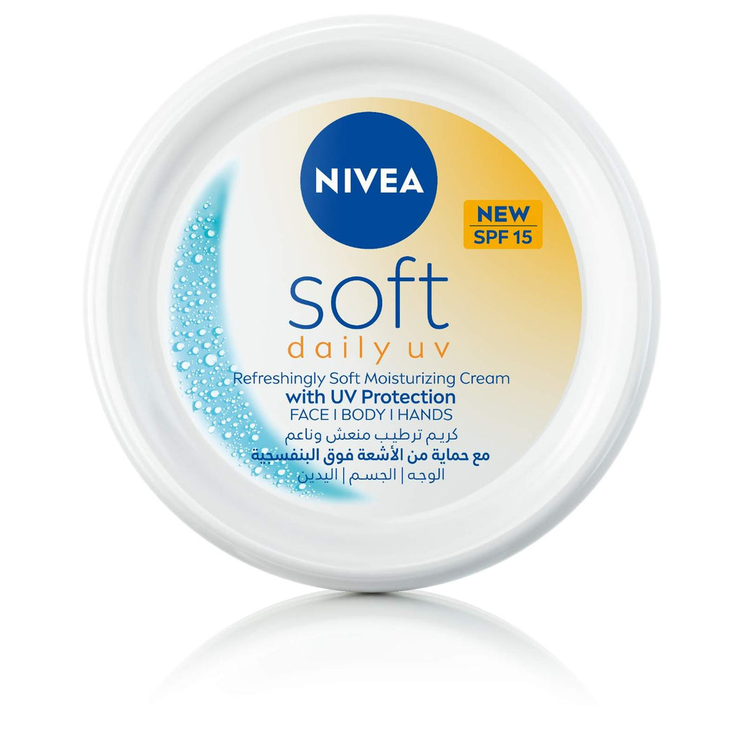 Nivea Soft Cream UV Spf 15 200ml (Pack of 6)
