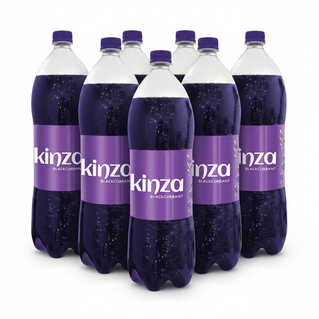Kinza Black Currant PET 1Ltr (Pack of 6pcs)