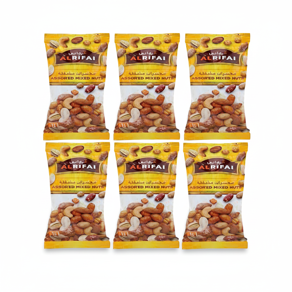 Al Rifai Mixed Nuts Assorted 60 Gm (Pack of 6)