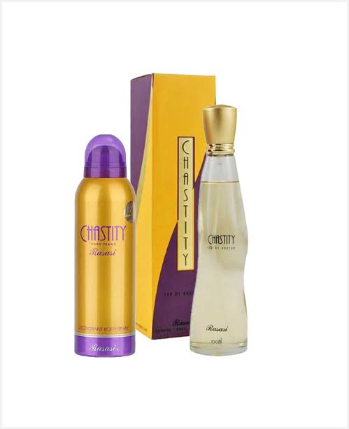 RASASI CHASTITY EDP+DEO (W) 100ML/200ML
