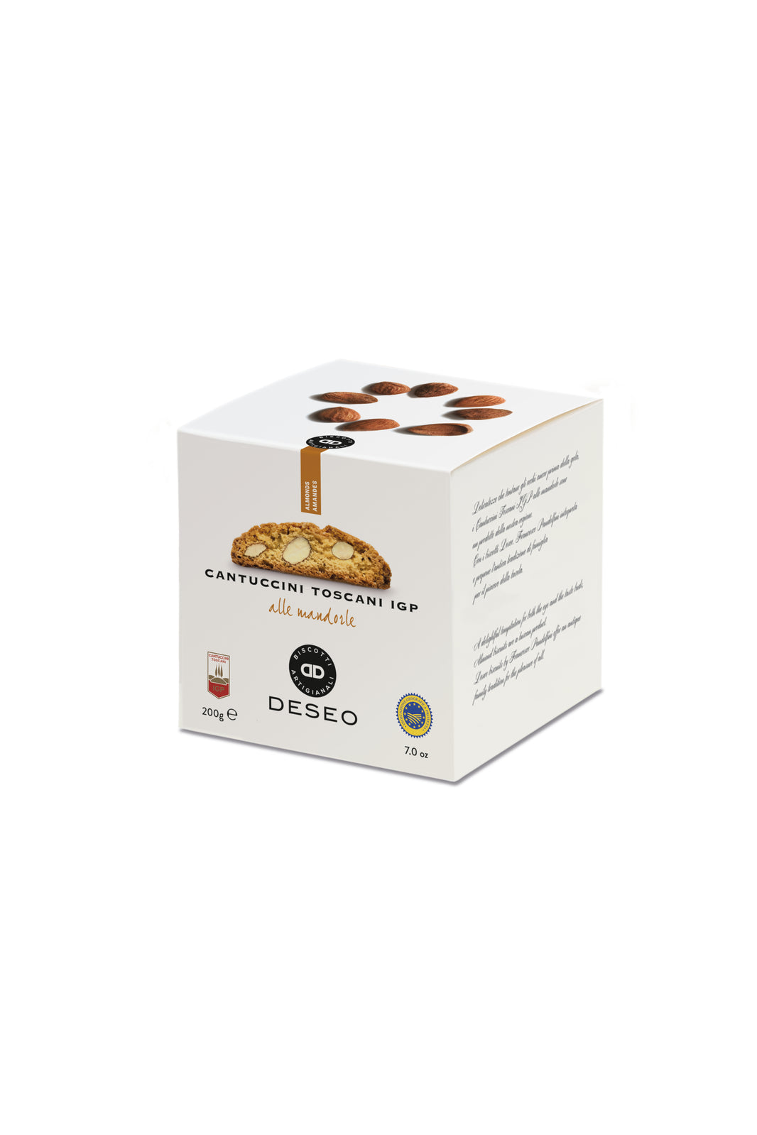 Deseo Cantuccini Toscani Almonds Box 200g
