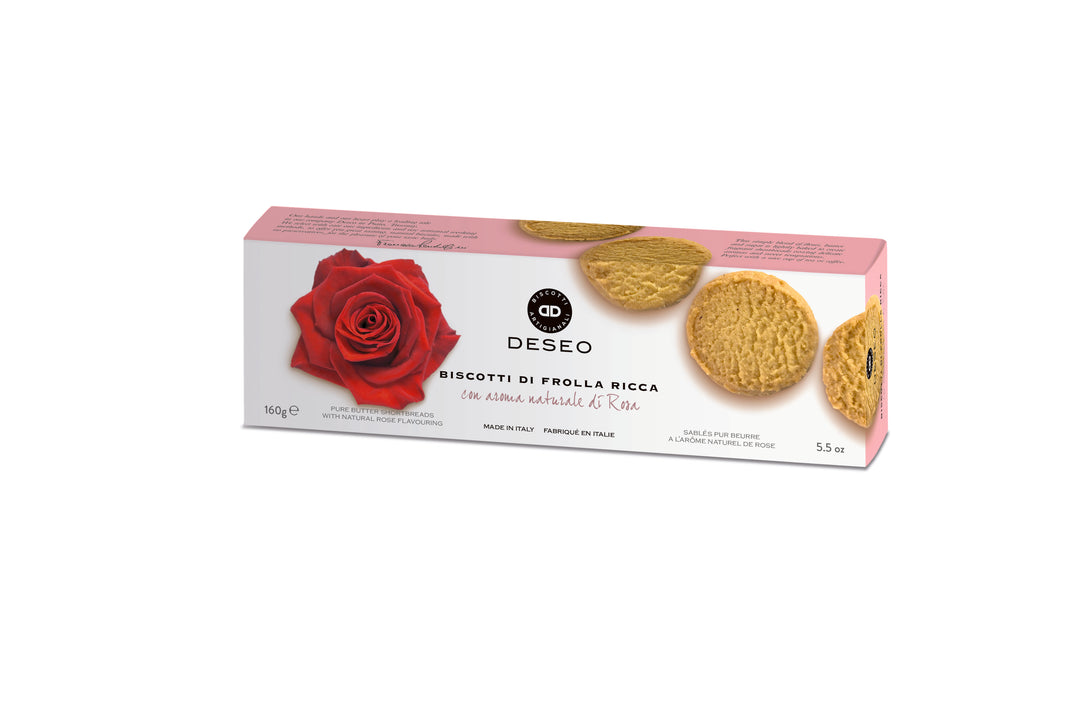 Deseo Shortbreads Butter Rose 160g
