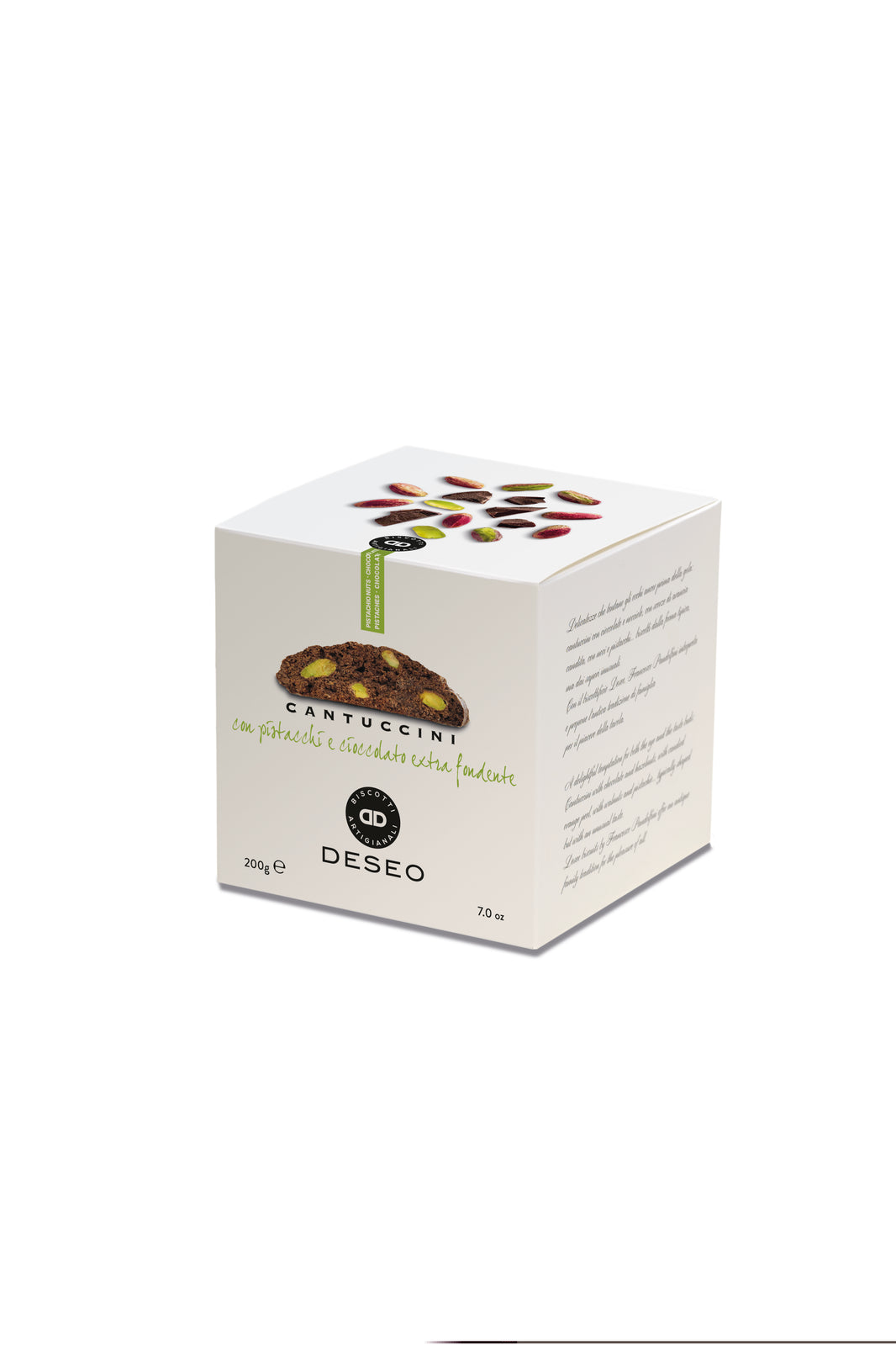 Deseo Pistachio Nuts and Dark Chocolate Box 200g