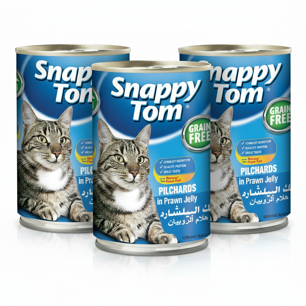 Snappy Tom Pilchards In Prawn Jelly 400g (Pack Of 3)