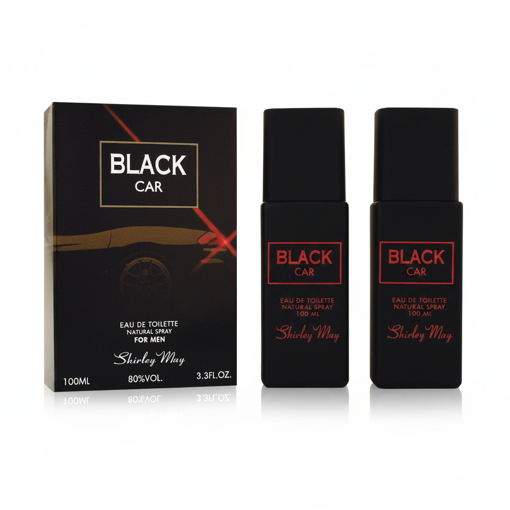 SHIRLEY MAY BLACK CAR EDT(M) 100ML (Pack of 2)