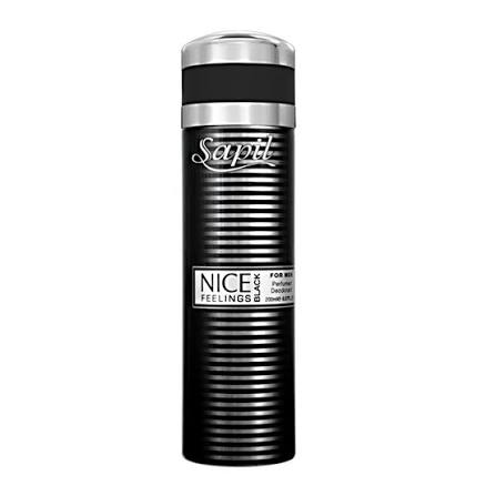 SAPIL NICE FEELINGS BLACK MEN DEO 200ML (Pack of 2)