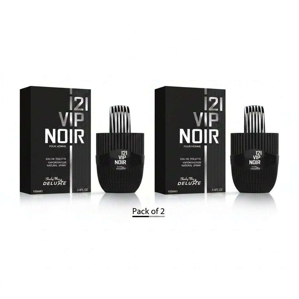 121 VIP NOIR 100ML EDT (Pack of 2)