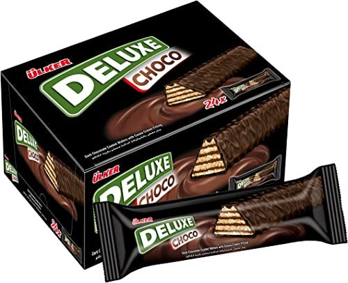 Ulker Deluxe Choco Dark 28 Gm (Pack of 24 Pieces)