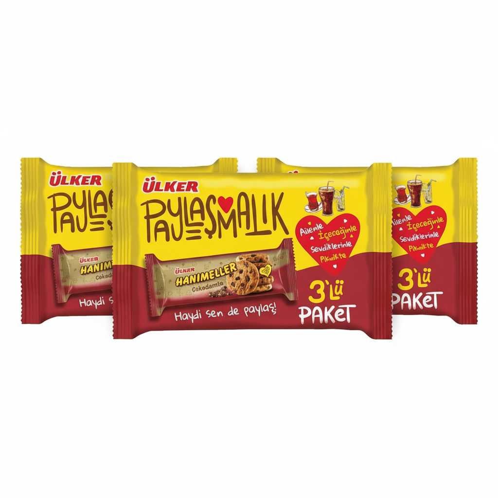 ULKER HANIMELLER COKODAMLA 3X82G (Pack of 3)