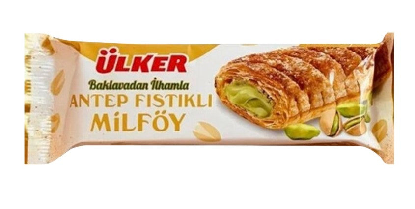 ULKER KAT KAT TAT PISTACHIO.PUFF PASTRY (BAKLAVA) (28G)(Pack of 10)