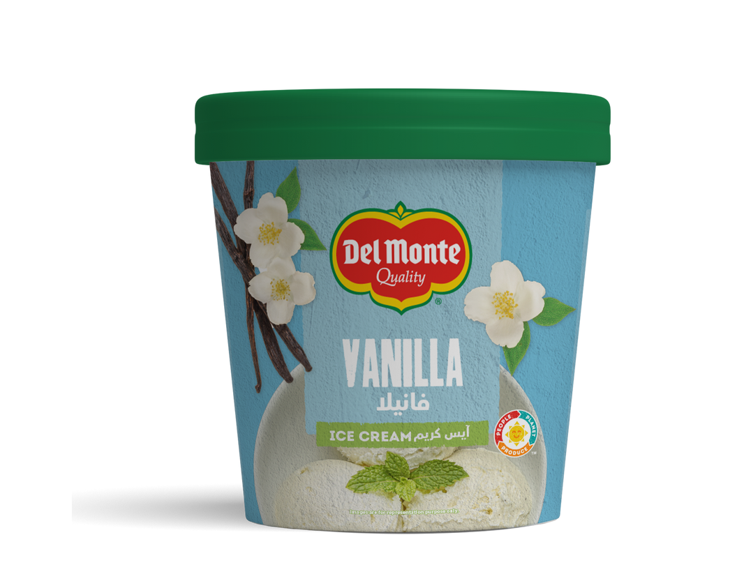 Del Monte Vanilla Ice Cream 500ml (Pack of 3)