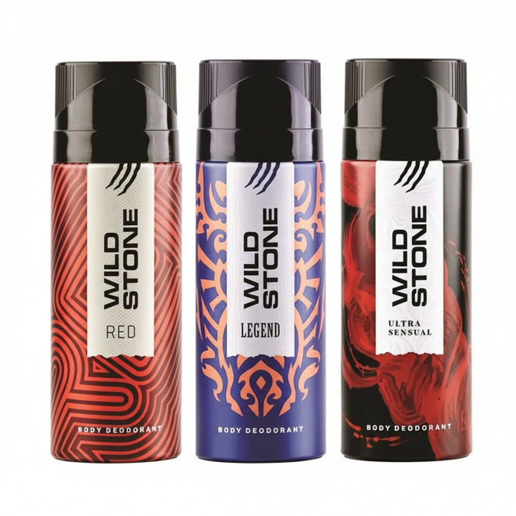 WILDSTONE RED US LEGEND 150ML DEO 2+1 FREE