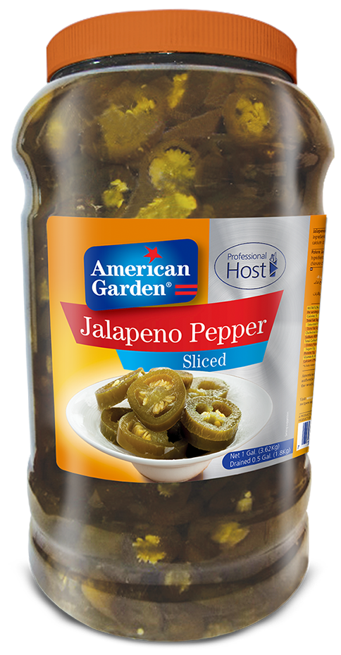 American Garden Sliced Jalapeno Peppers 1gallon (Pack of 2)