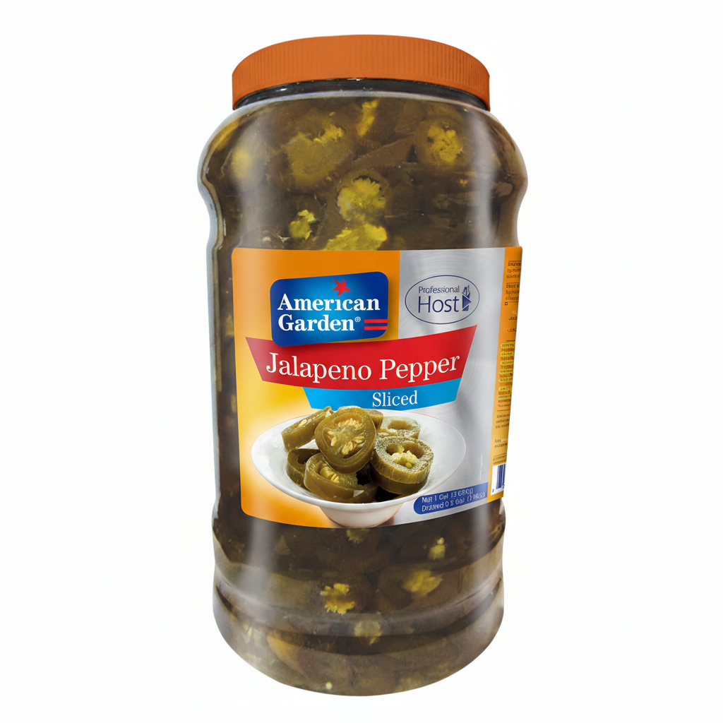American Garden Sliced Jalapeno Peppers 1gallon