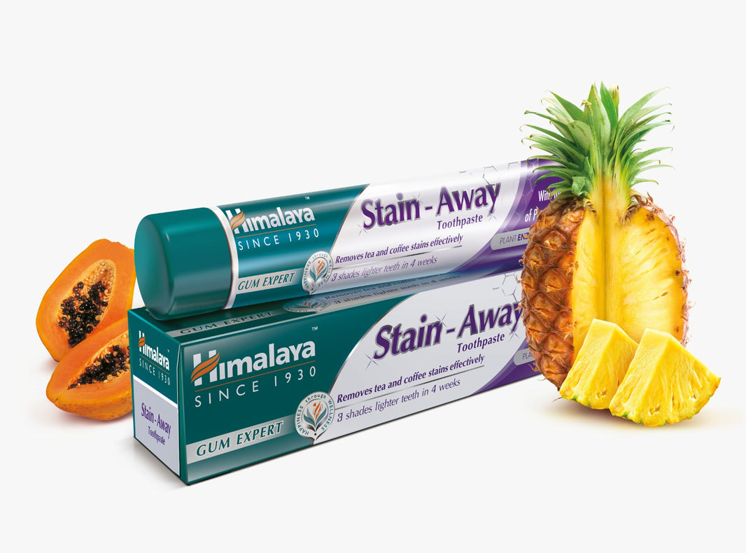 HIMALAYA STAIN AWAY TOOTHPASTE 100ML (Pack of 6)