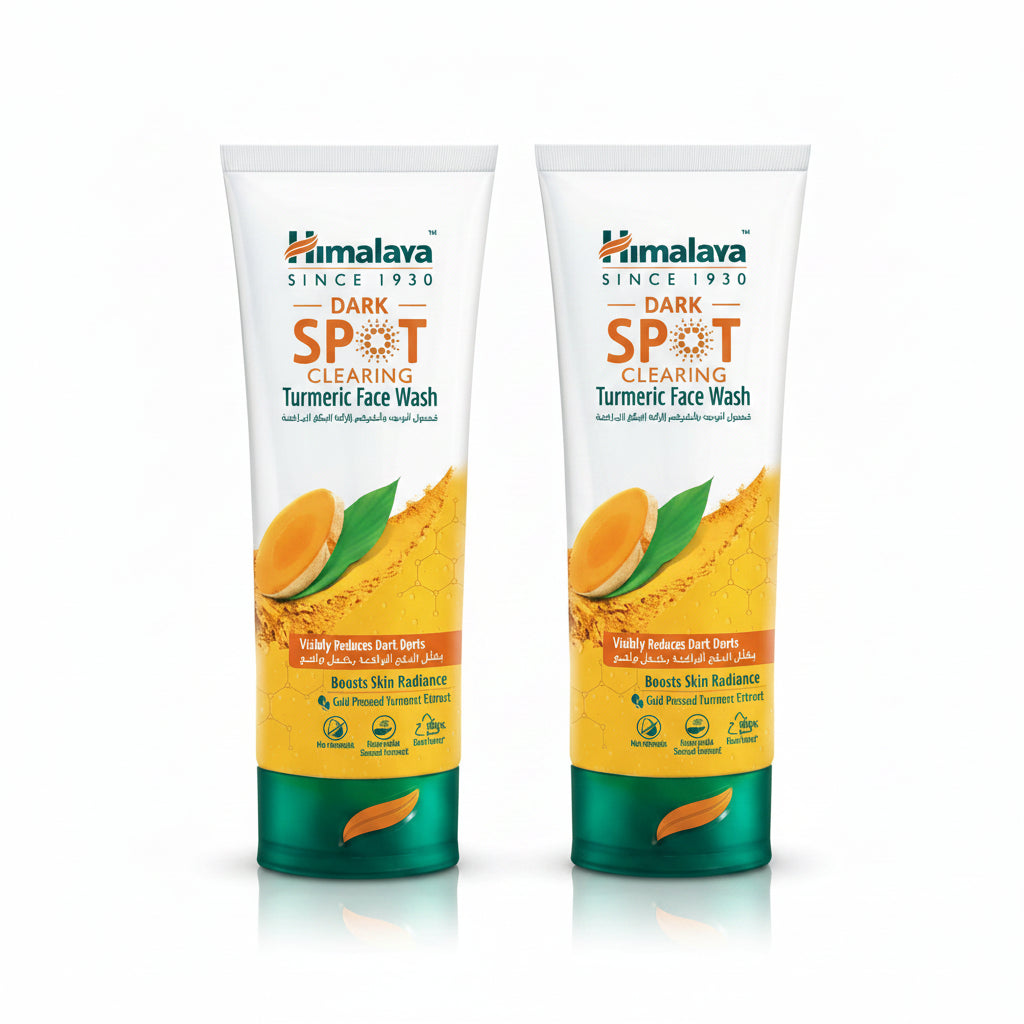 Himalaya Dark Spot Clearing Turmeric Face Wash 100ml (Pack of 2)
