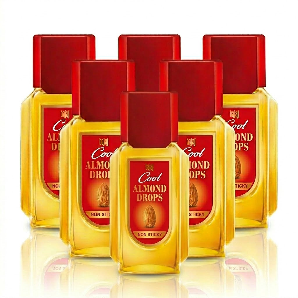 Bajaj Cool Almond Drop Oil 100 Ml (Pack of 6)