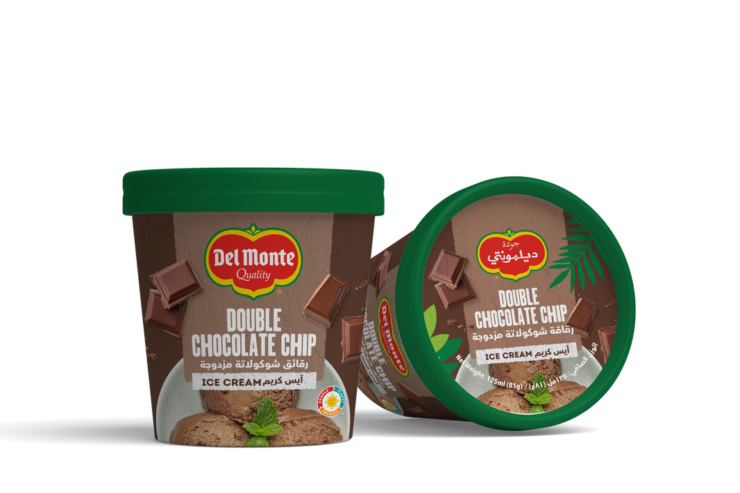 Del Monte Double Chocolate Ice Cream 125ml (Pack of 3)