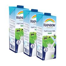 Long Life Rainbow Milk 1 ltr (Pack of 3)