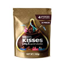 Hershey Kisses Special Selection Chocolate 100g (Pack of 3)