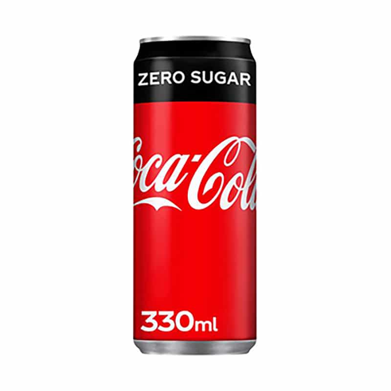 Coke Zero Np 4X6 Sleek Can 330 ml (Pack of 24 Pieces)