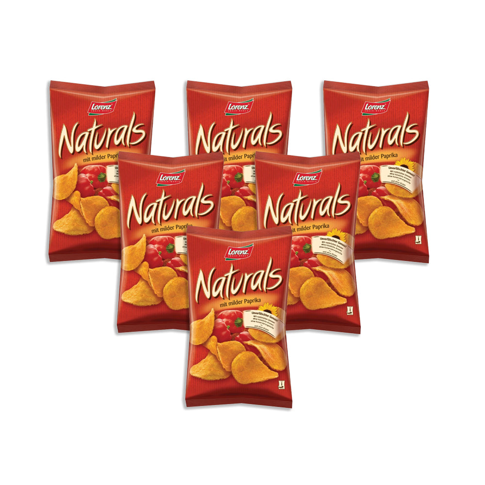 Lorenz Naturals Paprika Chips 100g - (Pack Of 6)