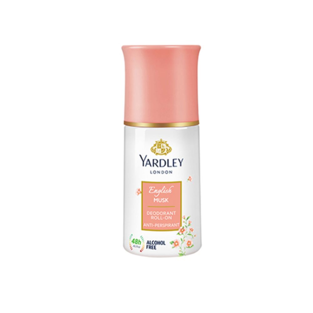 Yardley Roll On English Musk For Women 50Ml - (Pack of 6) - Billjumla.com