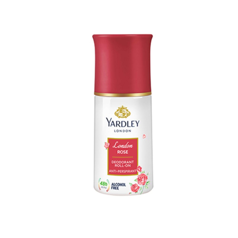 Yardley Roll On London Rose For Women 50Ml - (Pack of 6) - Billjumla.com