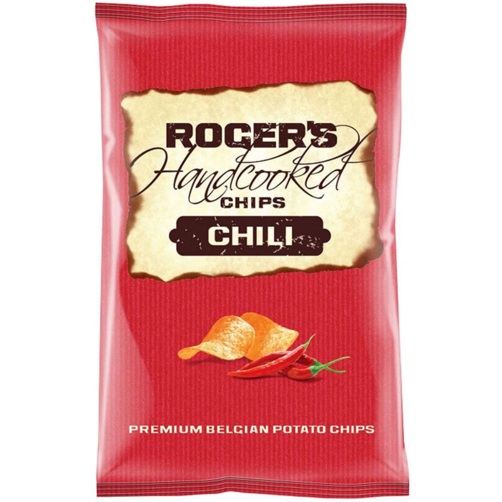 Rogers Handcooked Chips Chilli 150g - (Pack of 9 Pieces) - Billjumla.com