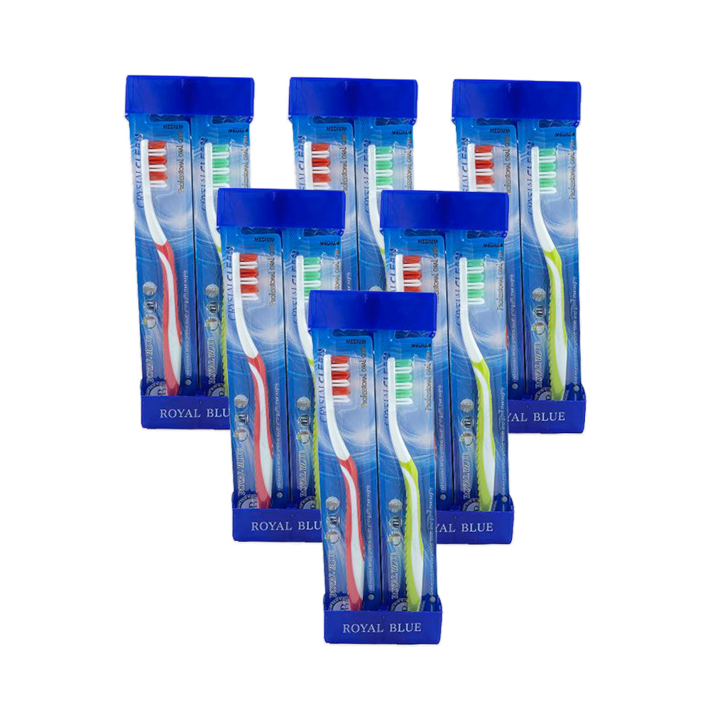 Royal Blue Tooth Brush (Pack of 12)