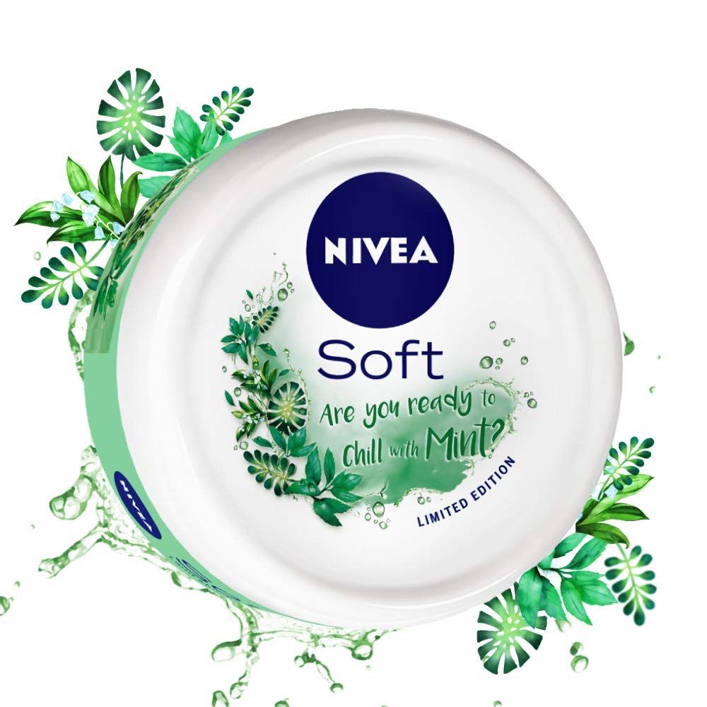 Nivea Soft Green (Chilled Mint) 200ml - (Pack Of 3) - Billjumla.com