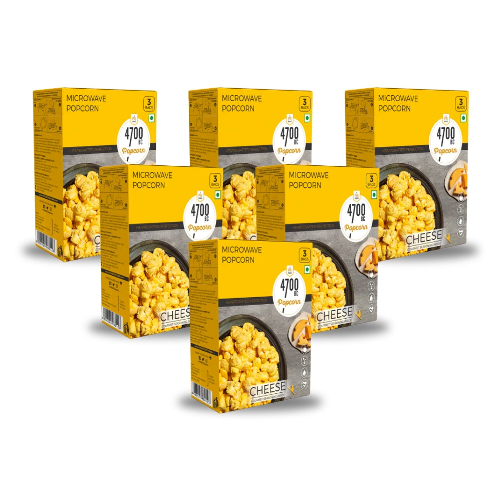 4700BC Microwave Popcorn Cheese Bag 282g (Pack of 6)