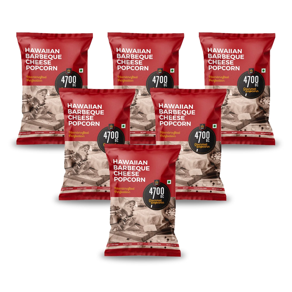4700BC Hawaiian BBQ Cheese Popcorn 75g (Pack of 6)
