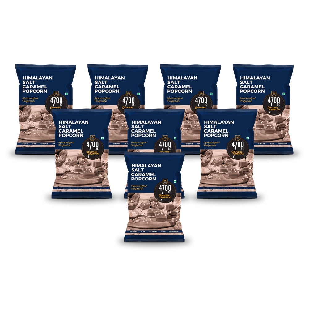 4700BC Himalayan Salt Caramel Popcorn 60g (Pack of 8)