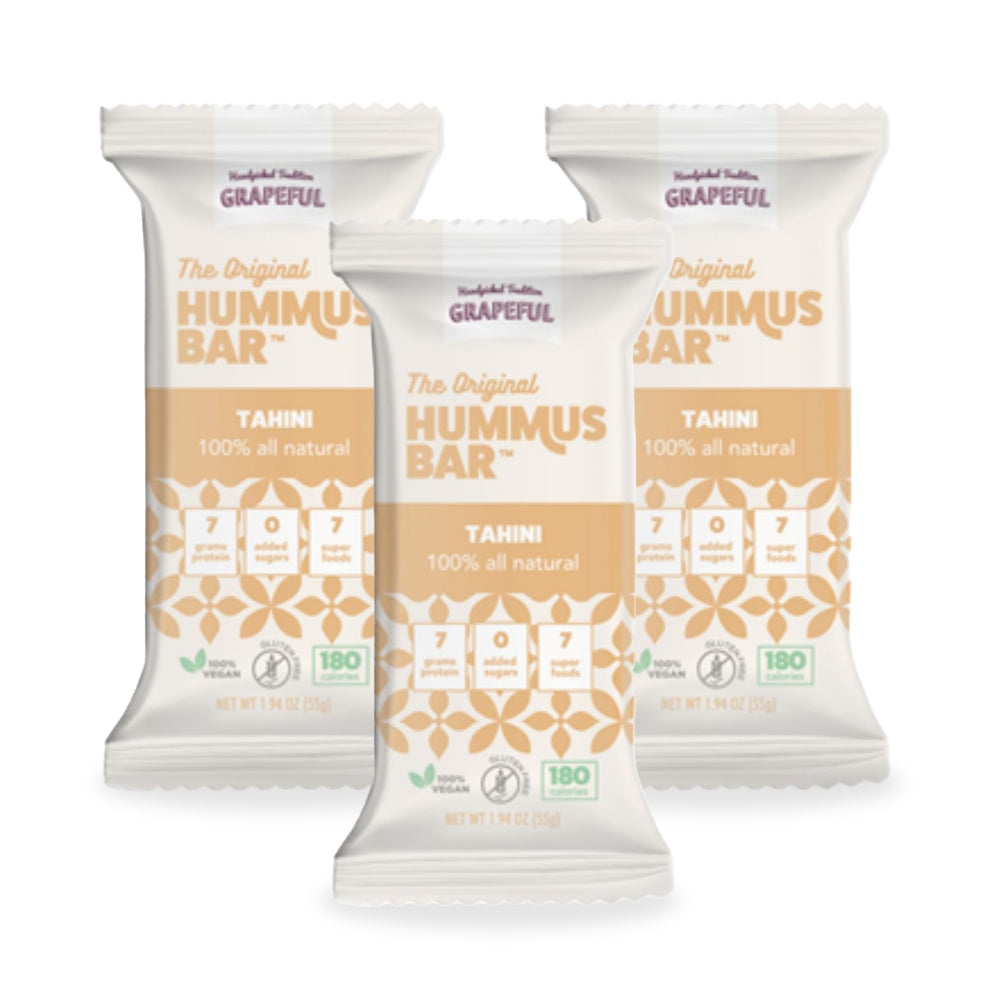 Grapeful Vegan Hummus Bar 55g (Pack of 3)
