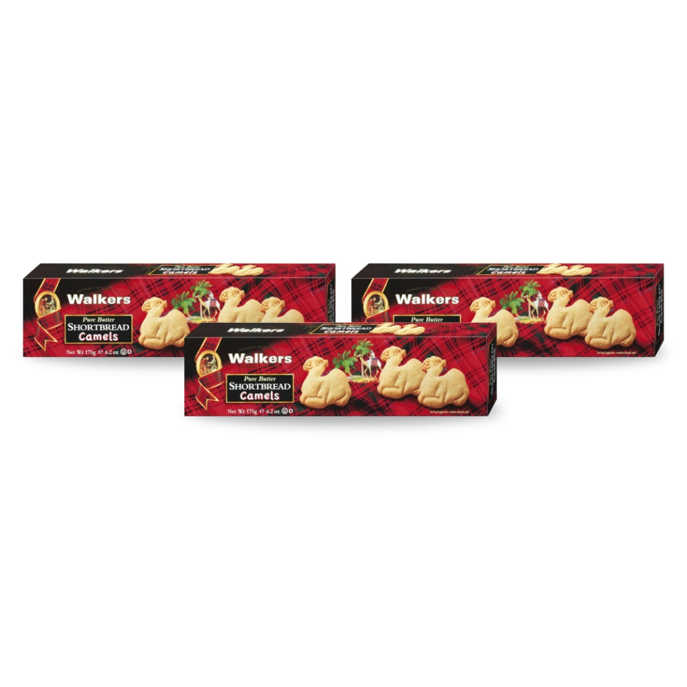 Walkers Shortbread Camels 175g - (Pack Of 3)