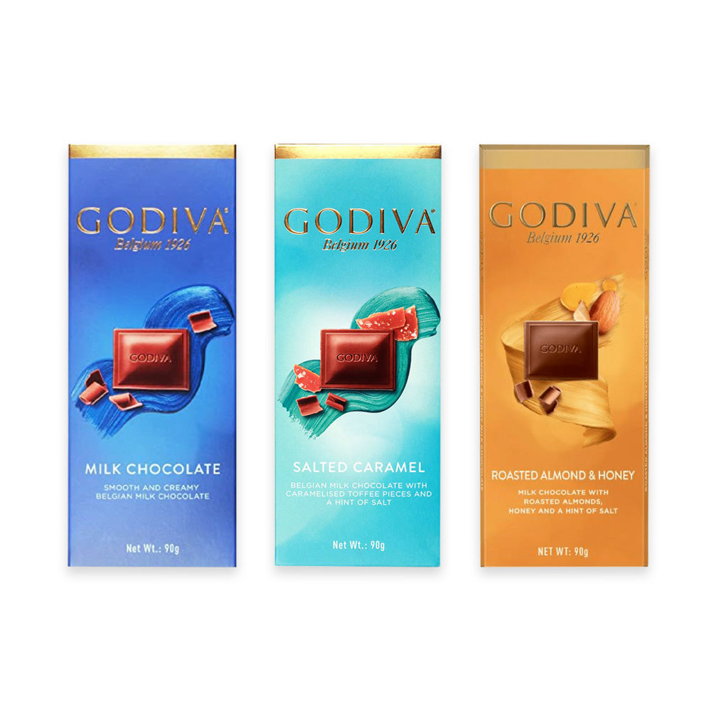 عبوات متنوعة من جوديفا 90 غ ( 2 من كل واحدة - اجمالي 6 )