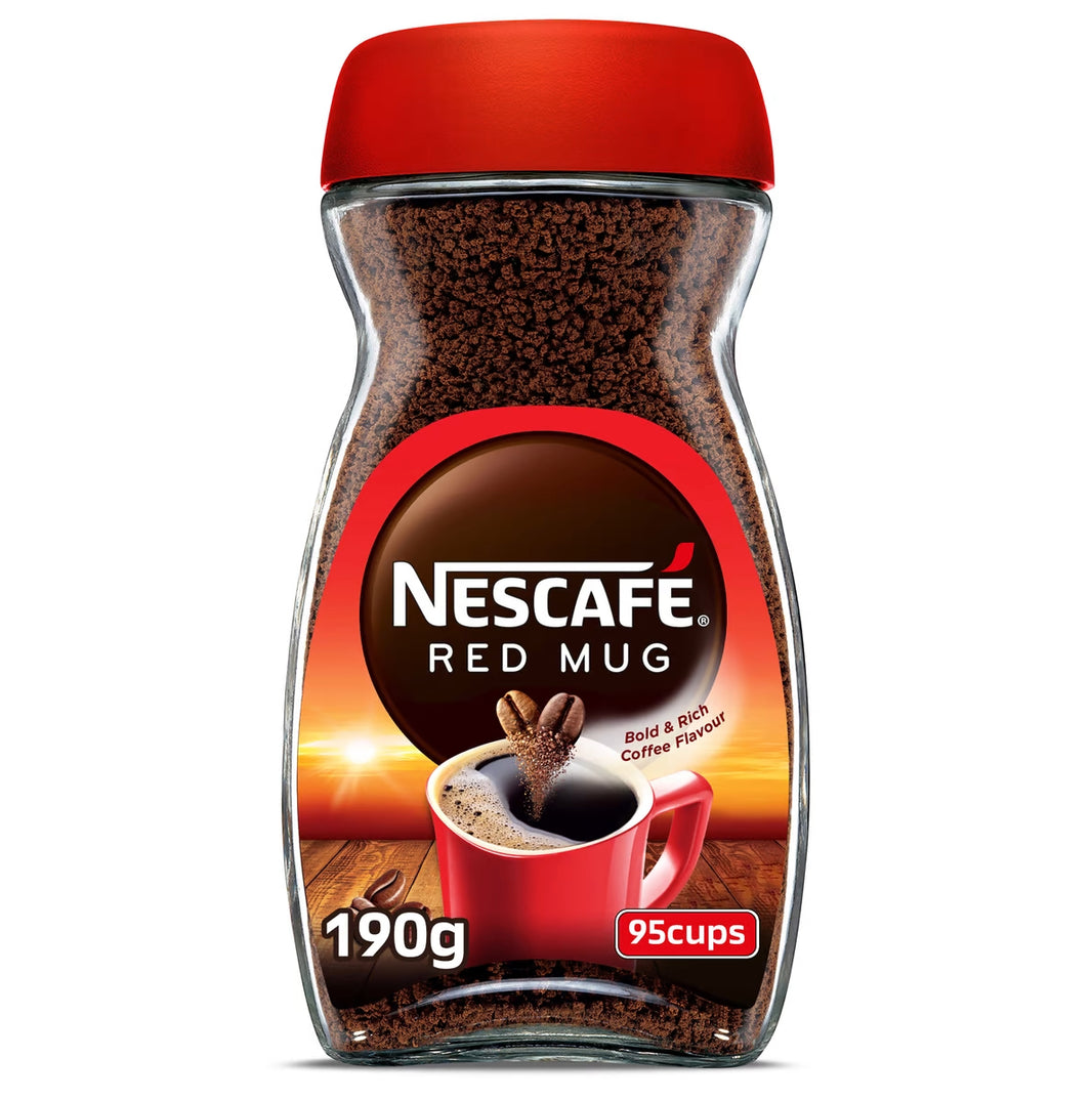 Nescafe Red Mug Instant Coffee 190g (Pack of 2)