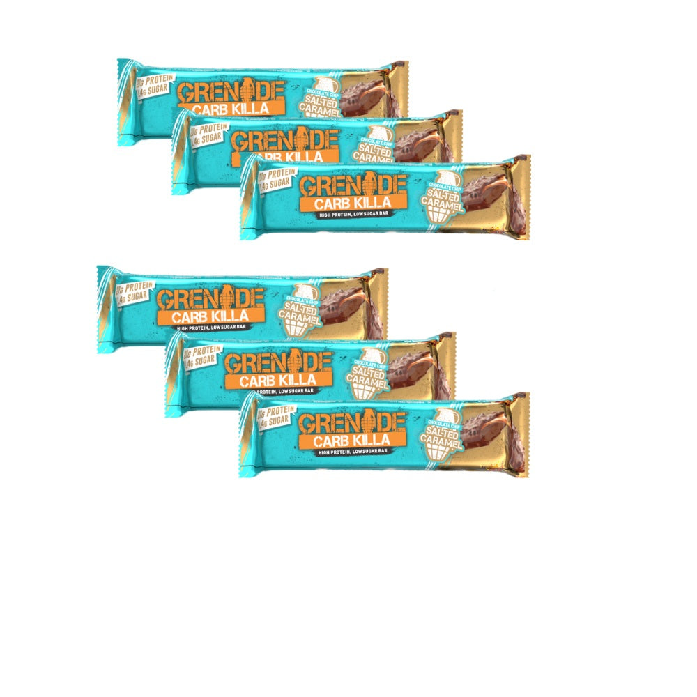 Grenade Chocolate Chip Caramel Bar 60g (حزمة من 6)