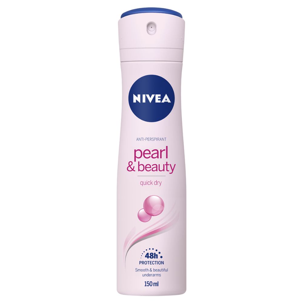 Nivea Pearl & Beauty Spray Female 150ml - (Pack Of 6) - Billjumla.com
